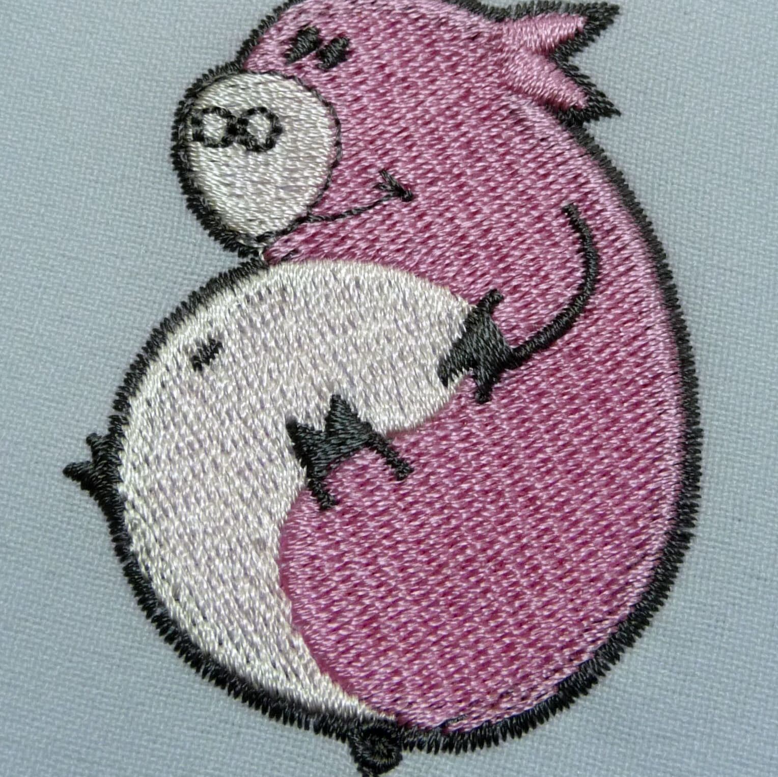 программа вышивки веселая свинья